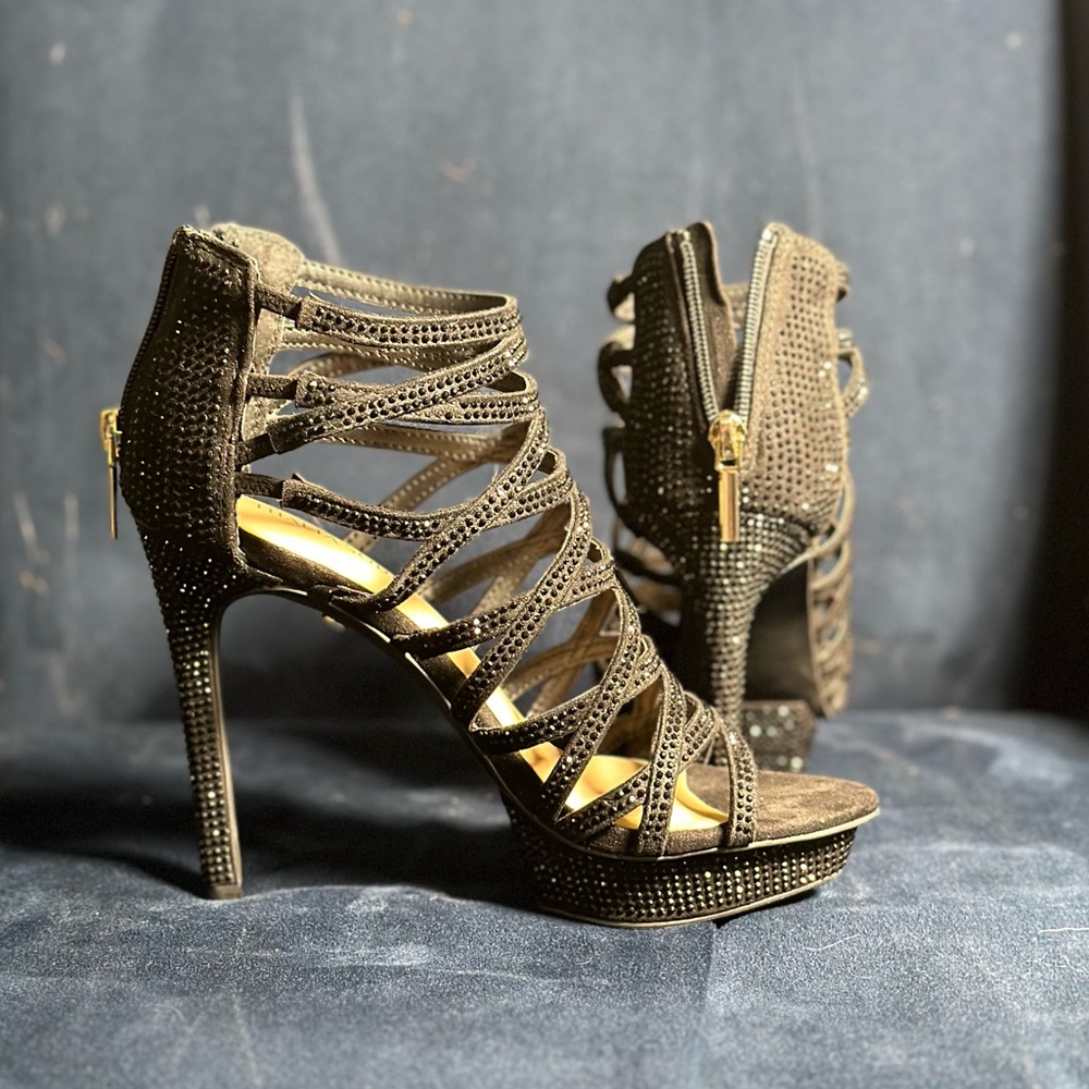 Thalia Sodi Women's Lenna Beaded-Heel Pumps Women's Shoes